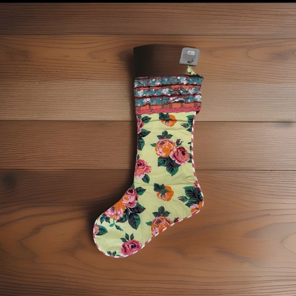 Matilda Jane Ruffled Floral Christmas Stocking - Picture 2 of 7